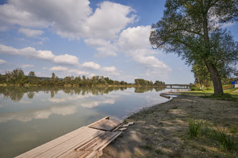 Gemeinde Altötting Landkreis Altötting B299 Inn Anlegestelle (Dirschl Johann) Deutschland AÖ